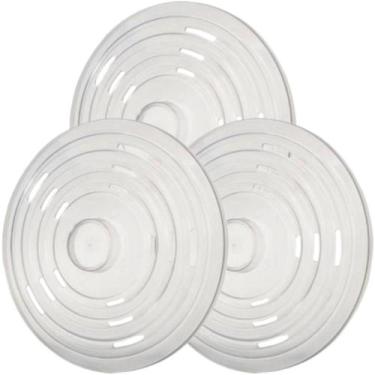 Imagem de Kit C/ 3 Tampas Para Proteção de Prato de Micro-ondas 21,7cm - ERCAPLA