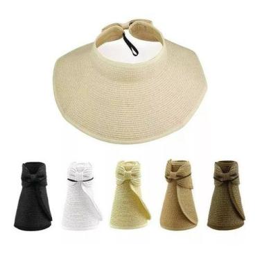 Imagem de Viseira Dobrável De Praia Caimento Natural Proteção Solar - oem, Azul 