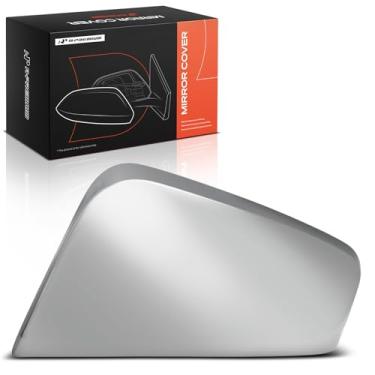 Imagem de A-Premium Tampa do espelho retrovisor do lado do motorista - Compatível com Chevrolet Impala 2014-2020 - Cromada