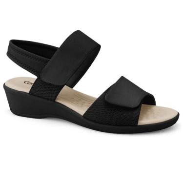 Imagem de Sandalia Comfortflex Ref 2572303-4 Preto 037