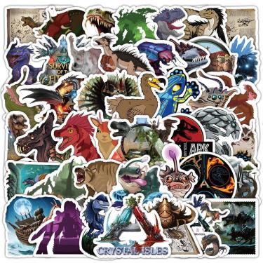 Imagem de Adesivos Arks Survivals Evolveds em vinil impermeável, 50 unidades