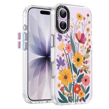 Imagem de GuardCrew Capa para iPhone 17, [proteção contra quedas de grau militar de 3,5 m à prova de colisão] [antiamarelamento e antidescasca] Capa protetora de TPU (poliuretano termoplástico) fina e