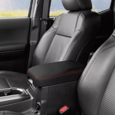Imagem de YOFAMO Capa de apoio de braço para carro Toyota Tacoma 2016-2023 à prova d'água capas de almofada de console central resistente a arranhões capa protetora de couro acessórios de decoração (pontos
