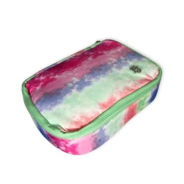 Imagem de Estojo Quadrado, Poliéster, 26x16.5x6cm, 2.5 Litros, com Elásticos para Organização, Bolso de Redinha