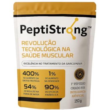 Imagem de Peptistrong 2,4g Com Colágeno Peptan - 30 Doses (150G) - Proteína Muscular - Sem Sabor