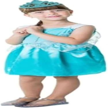 Imagem de Fantasia infantil princesa para meninas, perfeito para brincar, divertida, linda, M, especial.