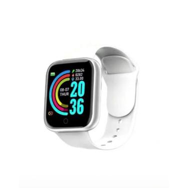 Imagem de Relógio Digital Led Branco Masculino/Feminino