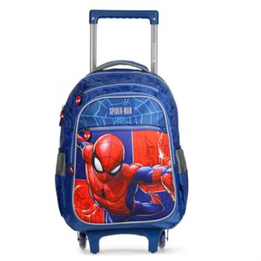 Imagem de Mochila de Rodinhas Escolar 17 Spider-Man Y