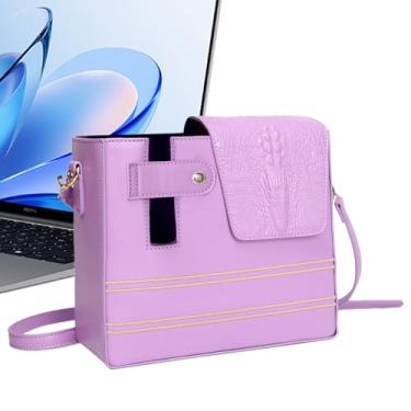 Imagem de Saco com Porta-copos | Alça, Bolsos, Portátil - Sacola Térmica - de Ombro para Garrafa de Água, Mulheres, Esportes, Academia, Caminhada, Trilha, Viagem, Acampamento, Ciclismo, Fitness, Ao Ar