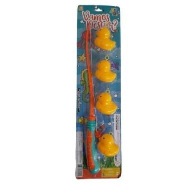 Imagem de Brinquedo Pescaria De Patinhos 5 Peças Jr Toys