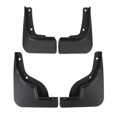 Imagem de Ymiko 4pcs Protetores de Lama Dianteiros e Traseiros para 2023 2024 Elantra, Proteção Anti-respingo, Conjunto de Escudo Preto contra Respingos para Poços de Roda de Carro
