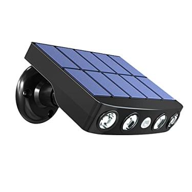 Imagem de Lâmpada de Parede Solar Ultra Fina com Iluminação LED Luz para Jardim Rua Escada