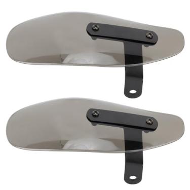 Imagem de Estink Protetores de Mão para Motocicletas Proteção à Prova de Reduz Lesões Nas Mãos Com ABS + Construção Metálica para a Maioria das Motocicletas e Bicicletas Elétricas (Esfumaçada)