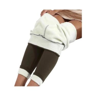 Imagem de Calças De Yoga Femininas De Cintura Alta Para O Inverno, Leggings Térm