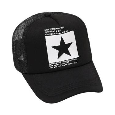 Imagem de Boné de beisebol respirável para homens e mulheres, chapéu malha, verã