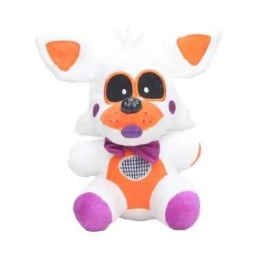 Imagem de Brinquedos De Pelúcia FNAF De 18cm Kawaii Freddy Foxy Bonnie Bear Ribb