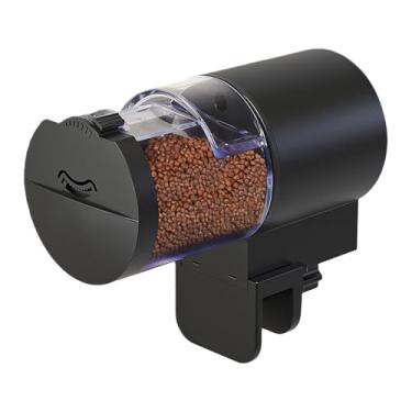 Imagem de Alimentador automático de peixes para aquário, ajuda a manter os peixes alimentados enquanto você estiver ausente, grande capacidade de 100 ml com temporizador de alimentação ajustável, alimentador