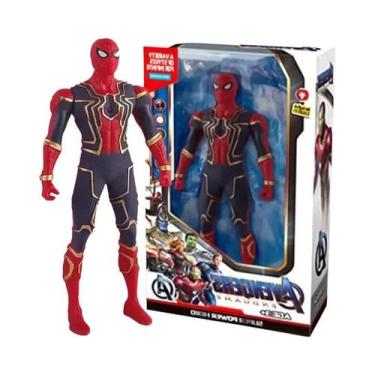 Imagem de Figura De Ação Marvel Spiderman Hulk Ironman Brinquedo De Anime PVC Co