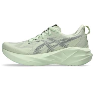 Imagem de Asics Tênis de corrida feminino NOVABLAST 5, Verde sussurro/azul monumento, 40