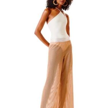 Imagem de Calça Colcci Tela Ampla  Feminina-Feminino