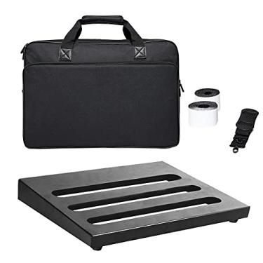 Imagem de Soyan Grande placa de pedal de guitarra de liga de alumínio com bolsa de transporte, 45,72 cm x 30,02 cm