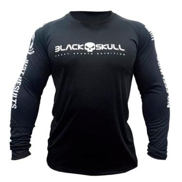 Imagem de Camiseta dry fit soldado bope manga longa - Black Skull, Preto, N/A, P