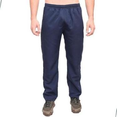 Imagem de Kit 2 Calças Masculina Tactel Plus Size Extra 3 Bolsos Nova7-Masculino