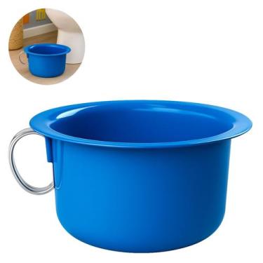 Imagem de Urinol pinico adulto azul de plástico up27 - Arqplast Masculino Femini