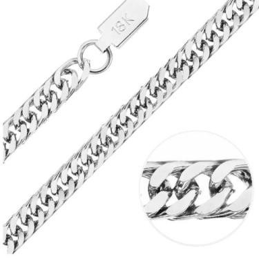 Imagem de Pulseira Masculina Grumet Duplo 6mm Prata 925 Nao descasca - Oremte