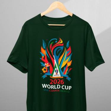 Imagem de Camiseta Infantil Adulto Copa do Mundo 2026 World Cup USA CANADA MEXIC