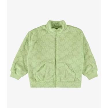 Imagem de Jaqueta Infantil Pelinho Rovi Kids Verde-Feminino