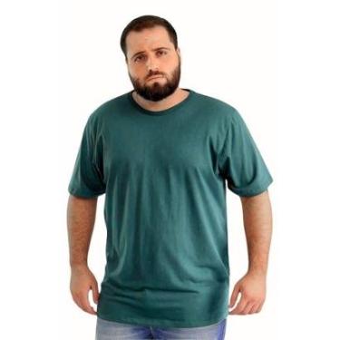 Imagem de Camiseta Masculina Plus Size - Básica Lisa-Masculino
