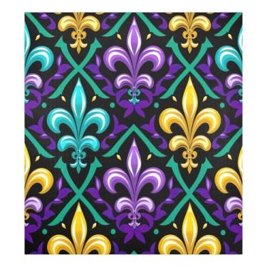 Imagem de Blueangle Capa magnética para lava-louças Mardi Gras, decoração da capa frontal da máquina de lavar louça, adesivos de eletrodomésticos, adesivos de eletrodomésticos, adesivo magnético decorativo de