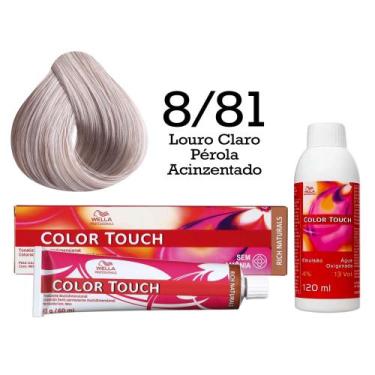Imagem de Tonalizante Color Touch 8.81 Louro Claro Pérola Acinzentado Emulsão Ox