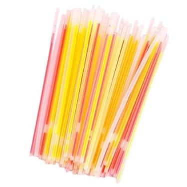 Imagem de Kit Festa Pulseira Neon Adereços Tubos Balada Fluorescente Festa Led Casamento Brilhante Portátil E Duradouro(200)