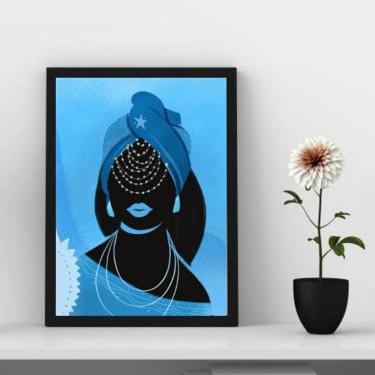 Imagem de Quadro Decorativo Orixá- Iemanjá 24X18Cm - Com Vidro