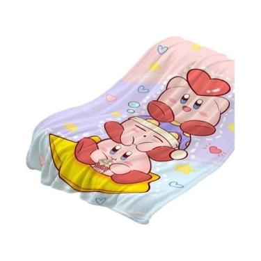 Imagem de Cobertor De Sofá Quente E Macio Em Fleece K-Kirbys, Microfibra Adoráve