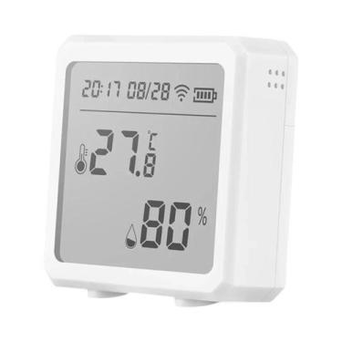 Imagem de Sensor De Temperatura E Umidade WIFI Inteligente, Higrômetro, Termômet