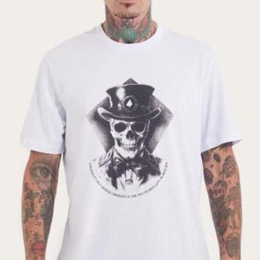Imagem de Camiseta MCD Aviamentação Caveira SM26 Masculina-Masculino