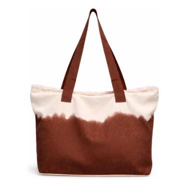 Imagem de Bolsa Feminina Summer Rosa para Praia Lazer e Dias de Sol com Zíper - 