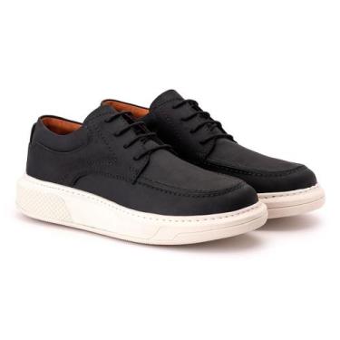 Imagem de Sapatênis Masculino casual Ranster em Couro legítimo legítimo Rústico,