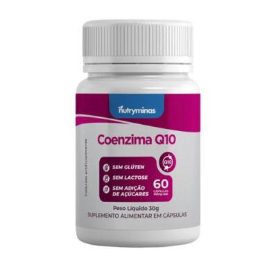 Imagem de Coenzima Q10 Nutryminas 60 Cápsulas  Suplemento Alimentar