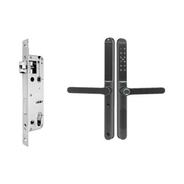 Imagem de Fechadura Inteligente Deslizante Slim À Prova d'Água 2.8CM Com Impress