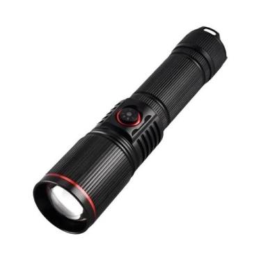 Imagem de Lanterna LED Recarregável USB De Alta Potência 30W Com Zoom Para Campi