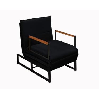 Imagem de Poltrona Cama 3 Em 1 Reclinável Versati Puff Retrátil Chaise Moderno I