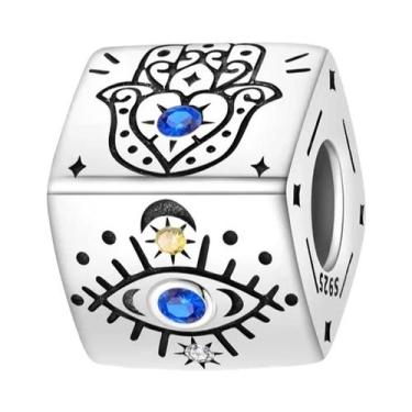 Imagem de Berloques De Prata 925 Olho Do Diabo Para Pulseiras Qikaola - Joias DI