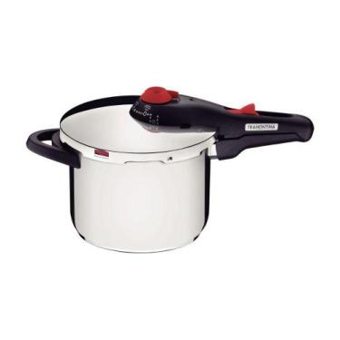 Imagem de Panela De Pressão Tramontina Solar 6L 22cm Aço Inox, 6L, Inox