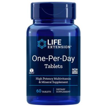 Imagem de One Per Day Multivitamínico (60 Tablets) Life Extension, Suplemento Al