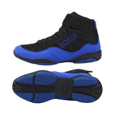 Imagem de Tênis Profissionais Leves Antiderrapantes Para Boxe E Luta Para Homens
