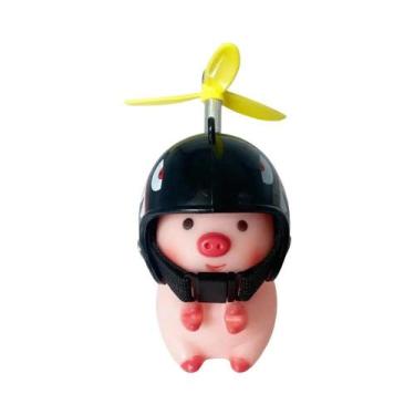 Imagem de Decoração De Guidão De Bicicleta Em Forma De Porquinho Rosa, Acessório